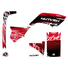   Karosszéria védő dekor matrica készlet Quad YAMAHA Eraser Piros/Fehér Széria