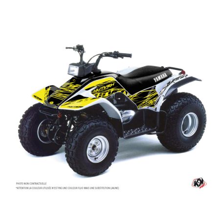 Karosszéria védő dekor matrica készlet Quad YAMAHA Eraser fluo Sárga Széria