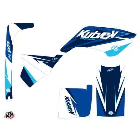 Karosszéria védő dekor matrica készlet Quad YAMAHA Stage Kék Széria
