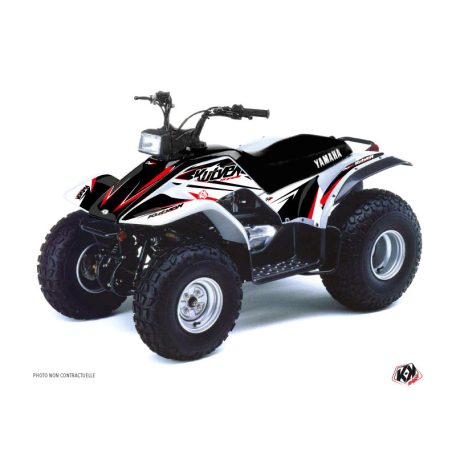 Karosszéria védő dekor matrica készlet Quad YAMAHA Stage Fekete/Piros Széria