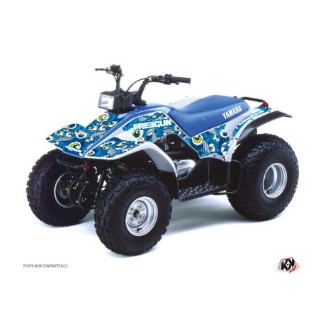 Karosszéria védő dekor matrica készlet Quad YAMAHA Freegun eyed Kék Széria