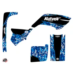   Karosszéria védő dekor matrica készlet Quad YAMAHA Predator Kék Széria