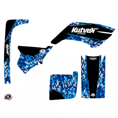 Karosszéria védő dekor matrica készlet Quad YAMAHA Predator Kék Széria