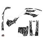 Karosszéria védő dekor matrica készlet Quad YAMAHA Predator Fehér Széria