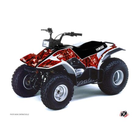 Karosszéria védő dekor matrica készlet Quad YAMAHA Camo Piros Széria