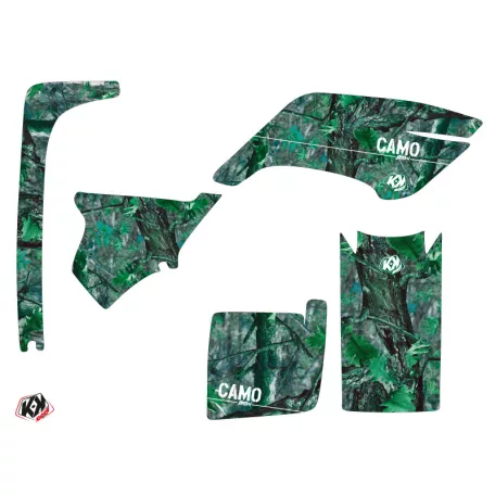Karosszéria védő dekor matrica készlet Quad YAMAHA Camo Zöld Széria