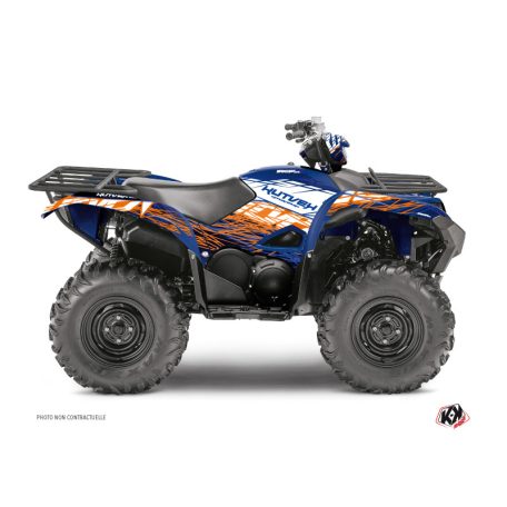Karosszéria védő dekor matrica készlet Quad YAMAHA Eraser Kék/Narancs Széria
