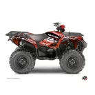Karosszéria védő dekor matrica készlet Quad YAMAHA Eraser Piros/Fehér Széria