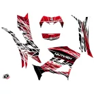 Karosszéria védő dekor matrica készlet Quad YAMAHA Eraser Piros/Fehér Széria