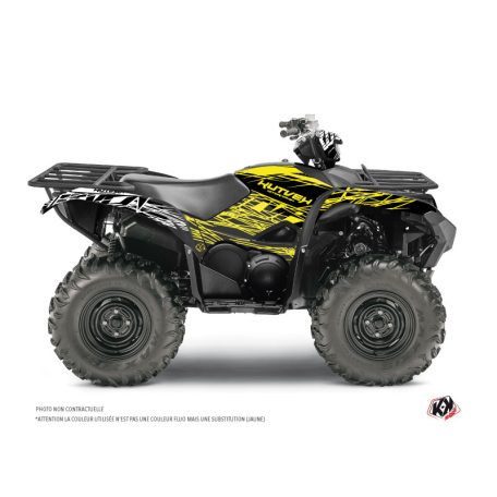 Karosszéria védő dekor matrica készlet Quad YAMAHA Eraser fluo Sárga Széria