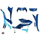 Karosszéria védő dekor matrica készlet Quad YAMAHA Stage Kék Széria