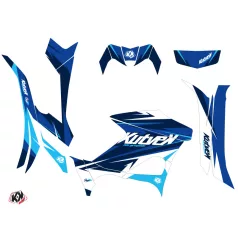   Karosszéria védő dekor matrica készlet Quad YAMAHA Stage Kék Széria