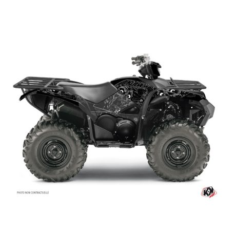 Karosszéria védő dekor matrica készlet Quad YAMAHA Zombies dark Fekete Széria