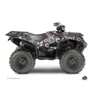 Karosszéria védő dekor matrica készlet Quad YAMAHA Freegun eyed Piros Széria