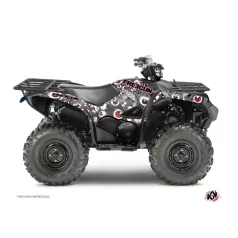   Karosszéria védő dekor matrica készlet Quad YAMAHA Freegun eyed Piros Széria