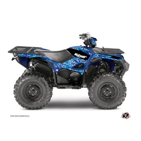 Karosszéria védő dekor matrica készlet Quad YAMAHA Predator Kék Széria
