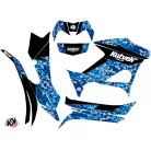 Karosszéria védő dekor matrica készlet Quad YAMAHA Predator Kék Széria
