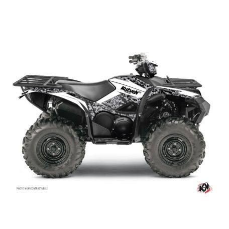 Karosszéria védő dekor matrica készlet Quad YAMAHA Predator Fehér Széria