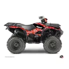 Karosszéria védő dekor matrica készlet Quad YAMAHA Predator Piros Széria