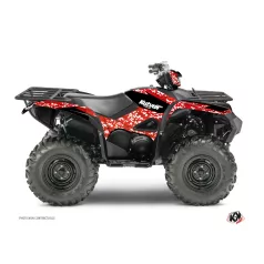   Karosszéria védő dekor matrica készlet Quad YAMAHA Predator Piros Széria