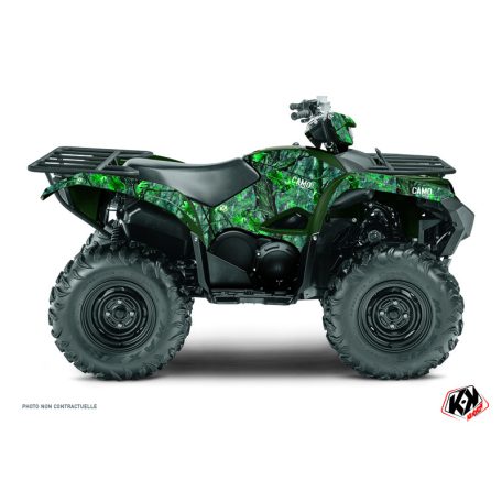 Karosszéria védő dekor matrica készlet Quad YAMAHA Camo Zöld Széria