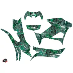   Karosszéria védő dekor matrica készlet Quad YAMAHA Camo Zöld Széria