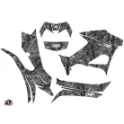 Karosszéria védő dekor matrica készlet Quad YAMAHA Camo Szürke Széria