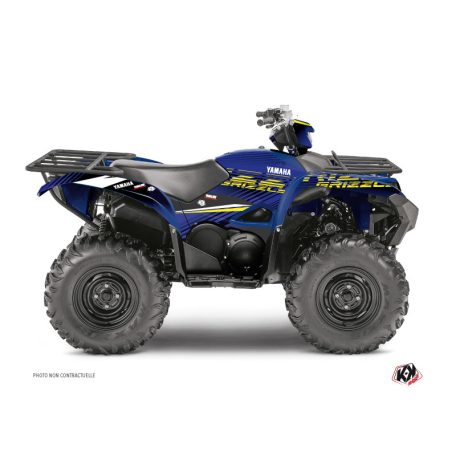 Karosszéria védő dekor matrica készlet Quad YAMAHA Flow Sárga Széria
