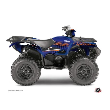Karosszéria védő dekor matrica készlet Quad YAMAHA Flow Narancs Széria