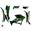   Karosszéria védő dekor matrica készlet Quad YAMAHA Wild Zöld Széria