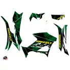Karosszéria védő dekor matrica készlet Quad YAMAHA Wild Zöld Széria