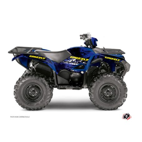 Karosszéria védő dekor matrica készlet Quad YAMAHA Wild Kék Széria