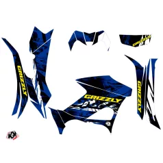   Karosszéria védő dekor matrica készlet Quad YAMAHA Wild Kék Széria