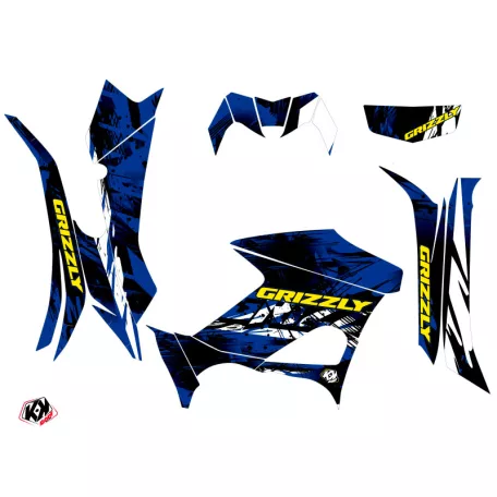Karosszéria védő dekor matrica készlet Quad YAMAHA Wild Kék Széria