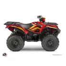 Karosszéria védő dekor matrica készlet Quad YAMAHA Intense Piros/Narancs Széria
