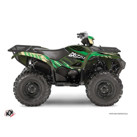 Karosszéria védő dekor matrica készlet Quad YAMAHA Wilder Zöld Széria
