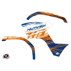   Karosszéria védő dekor matrica készlet Quad YAMAHA Eraser Kék/Narancs Széria