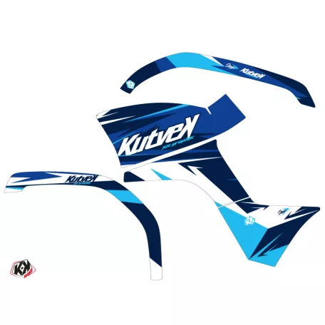Karosszéria védő dekor matrica készlet Quad YAMAHA Stage Kék Széria