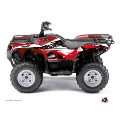   Karosszéria védő dekor matrica készlet Quad YAMAHA Stage Fekete/Piros Széria