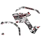 Karosszéria védő dekor matrica készlet Quad YAMAHA Freegun eyed Piros Széria