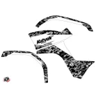 Karosszéria védő dekor matrica készlet Quad YAMAHA Predator Fehér Széria