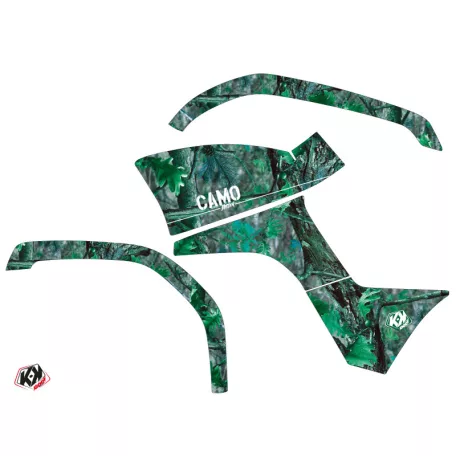 Karosszéria védő dekor matrica készlet Quad YAMAHA Camo Zöld Széria