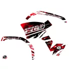 Karosszéria védő dekor matrica készlet Quad YAMAHA Wild Piros Széria