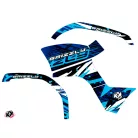 Karosszéria védő dekor matrica készlet Quad YAMAHA Wild Kék Széria