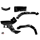 Karosszéria védő dekor matrica készlet Quad YAMAHA Zombies dark Fekete Széria