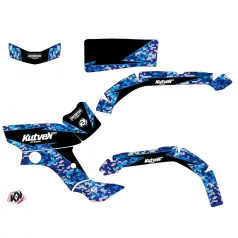   Karosszéria védő dekor matrica készlet Quad YAMAHA Predator Kék Széria