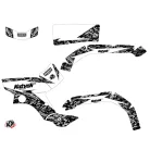 Karosszéria védő dekor matrica készlet Quad YAMAHA Predator Fehér Széria