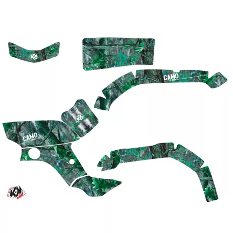 Karosszéria védő dekor matrica készlet Quad YAMAHA Camo Zöld Széria