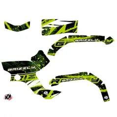   Karosszéria védő dekor matrica készlet Quad YAMAHA Wild Zöld Széria