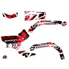 Karosszéria védő dekor matrica készlet Quad YAMAHA Wild Piros Széria